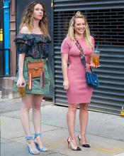 Hilary DuffSexy in Hilary Duff Sexy on the set of 'Younger' With Sutton Foster in New York City