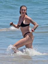 Ireland BaldwinSexy in Ireland Baldwin hits the beach in Malibu