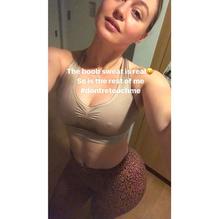 Iskra Lawrence Sexy Photos in the gym (17.04.2017)