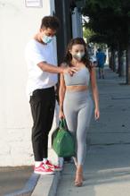 Jeannie MaiSexy in Jeannie Mai And Brandon Armstrong head out after their dance practice on Tuesday