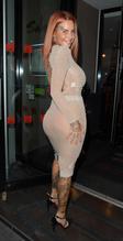 Jemma LucySexy in Jemma Lucy See Through at Sakana on Peter Street for a night in Manchester