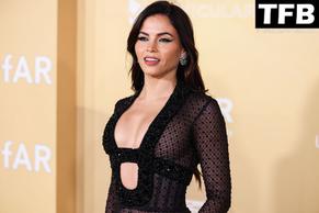 Jenna Dewan TatumSexy in Jenna Dewan Sexy Seen Showcasing Her Stunning Figure Wearing A Sheer Dress At The AmfAR Gala In West Hollywood 