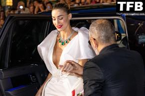 Jessica MichelSexy in Jessica Michel Sexy Seen Braless Flaunting Her Hot Cleavage At The Annual Cannes Film Festival 