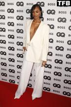 Jourdan DunnSexy in Jourdan Dunn Sexy Seen Showcasing Her Hot Cleavage At The GQ Awards In London 