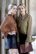 Julia MeiseSexy in Advertising twins Nina Meise and Julia Meise during a street style shooting in Munich, Germany