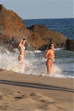 Kara Del ToroSexy in Kara Del Toro Del Sexy  With Friend On the Beach in Malibu 