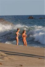 Kara Del ToroSexy in Kara Del Toro Del Sexy  With Friend On the Beach in Malibu 