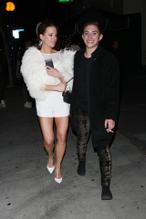 Kate BeckinsaleSexy in Kate Beckinsale leaves New Year's Eve at the Delilah restaurant with Stephen Simbari in West Hollywood