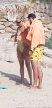 Kate HudsonSexy in Kate Hudson And Danny Fujikawa spotted relaxing on a family holiday in Greece