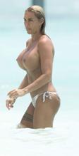 Katie Price Sexy and Topless  On Holiday in the Maldives 