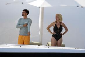 Katy PerrySexy in Katy Perry Sexy pictured with boyfriend Orlando Bloom enjoying a thrill-seeking holiday in the Spanish island of Mallorca