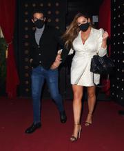 Kelly BrookSexy in Kelly Brook with her boyfriend at Proud Embankment in London