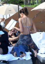 Bella HadidSexy in Supermodels Kendall Jenner and Bella Hadid wear tiny bikinis as they hit the beach in Miami