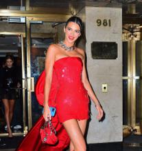 Kendall JennerSexy in Kendall Jenner Sexy Seen As She Leaves Her Hotel for the Met Gala After-Party In NYC