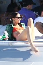 Kendall JennerSexy in Kendall Jenner flaunts her sensational figure while lounging on the deck