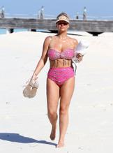 Kerry KatonaSexy in Kerry Katona takes a stroll around the luxury 5 star resort Ayada Maldives