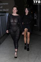 Ke$haSexy in Kesha Sexy Seen Flashing Her Nude Boobs And Ass Wearing A See-Through Dress At Giorgio Baldi in Santa Monica 