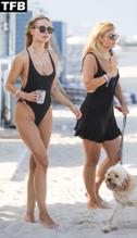 Kimberley GarnerSexy in Kimberley Garner Sexy Seen Flaunting Her Hot Body In A One Piece At The Beach In Miami 