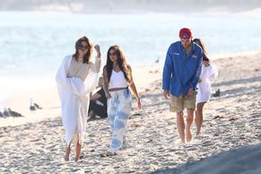 Kourtney KardashianSexy in Kardashian, Kendall Jenner and Harry Hudson hit the beach in Malibu