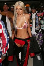 Kylie JennerSexy in Kylie Jenner Sexy in a party at  Bootsy Bellows in Los Angeles