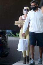 Lady GagaSexy in Lady Gaga and her boyfriend Michael Polansky shop for wine before a lunch date at an Italian restaurant