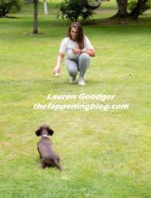 Lauren Goodger Seen Playing With A Dachshund In A Park In Essex Aznude