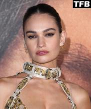 Lily JamesSexy in Lily James Sexy Seen Showing Off Her Hot Figure At The Pam And Tommy Finale Screening in LA 