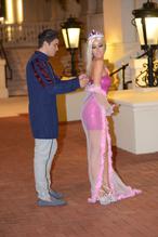 Lisa OpieSexy in Lisa Opie spotted with boyfriend in a hilarious Barbie and Ken costume double act in Los Angeles