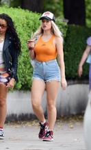 Lottie MossSexy in Lottie Moss Sexy Seen Braless Out With Friends in Sunny Notting Hill