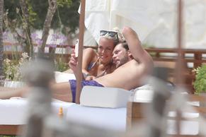 Lottie TomlinsonSexy in Lottie Tomlinson and Lewis Burton during their holiday in Ibiza 