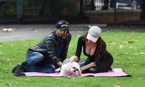 Louise Cliffe Enjoys the Afternoon Sunshine in Manchester