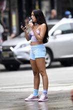 Lourdes LeonSexy in Lourdes Leon steps out in New York City with friends to have lunch and smoking a day after her mom Madonna