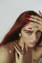 Lourdes Leon Sexy Poses In A Bra With Red Hair