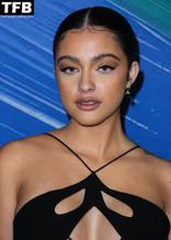 Malu TrevejoSexy in Malu Trevejo Sexy Seen Showing Off Her Underboob In A Black Dress At The AmfAR Gala in West Hollywood