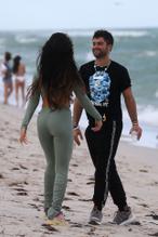 Mariah AngeliqSexy in Mariah Angeliq and Max Ehrich Sexy on the Beach in Miami