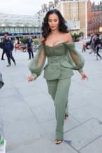 Maya JamaSexy in Maya Jama Sexy Arrives at the Sports DAZN X Matchroom Event in London