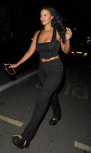 Maya JamaSexy in Maya Jama enjoys a night out at Sexy Fish restaurant in Mayfair