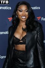 Megan Thee StallionSexy in Megan Thee Stallion Sexy Seen Flaunting Her Big Boobs At The Super Bowl Party in California 