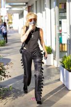 Miley CyrusSexy in Miley Cyrus Sexy Seen Braless Rocking A Stylish Outfit While Out in Beverly Hills