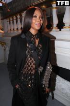 Naomi CampbellSexy in Naomi Campbell Sexy Seen Flashing Her Nude Tits At The Dior Homme Show in Paris 