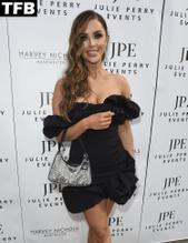 Nermina Pieters-Mekic Sexy Seen Flaunting Her Hot Figure In A Black Dress At The Julie Perry Events Annual Fashion Lunch in Manchester