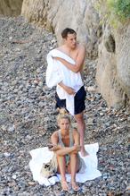 NICKYHILTONUPSKIRTATABEACHINMYKONOSGREECE - NUDE STORY