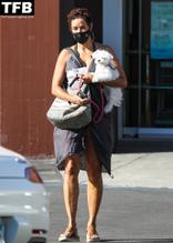 Nicole MurphySexy in Nicole Murphy Sexy Seen Showing Off Her Hot Cleavage And Ass At The Pet Store in Beverly Hills