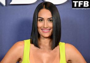 Nikki BellaSexy in Nikki Bella Sexy Seen Flaunting Her Cleavage At NBC Universals Upfront Press Junket in New York 