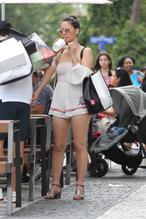 Olivia MunnSexy in Olivia Munn Sexy Leaving A Restaurant After Lunch With Eva Longoria And Husband Jose Baston in Miami Beach 