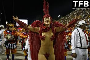 Paolla OliveiraSexy in Paolla Oliveira Sexy Seen Half Naked Showing Off Her Hot Body In A Revealing Dress At The Carnival Parade in Rio de Janeiro 