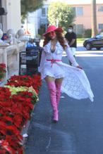 Phoebe PriceSexy in Phoebe Price gets into the Christmas mood holiday shopping in Hollywood