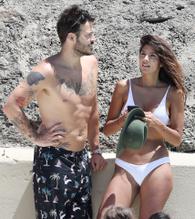 Pia MillerSexy in Pia Miller and Tyson Mullane enjoying a beach date in Sydney