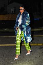 RihannaSexy in Rihanna Sexy Shows off Her Slightly Nude Tits at Giorgio Baldi in Santa Monica