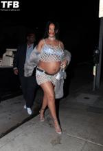 RihannaSexy in Rihanna Sexy Seen Flashing Her Areolas Outisde Giorgio Baldi in Santa Monica 